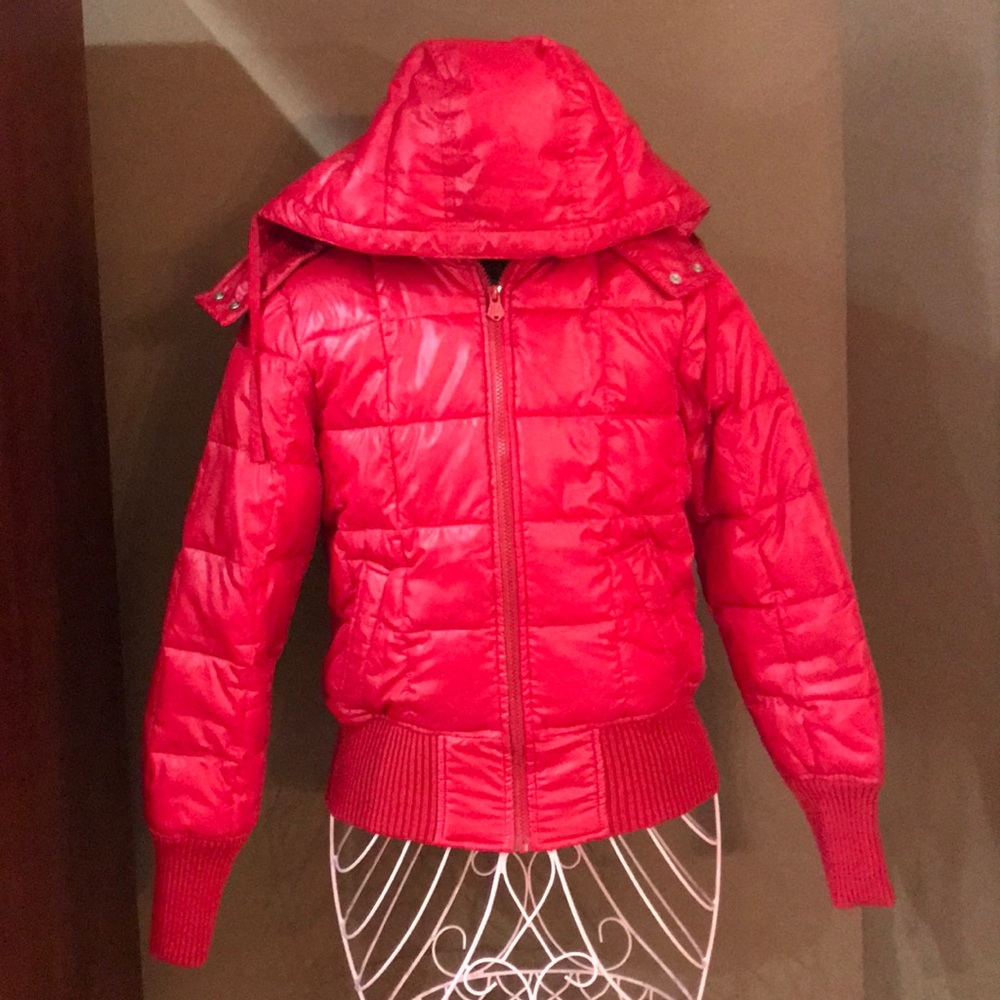 Old Navy Fleece Lined Red Jacket